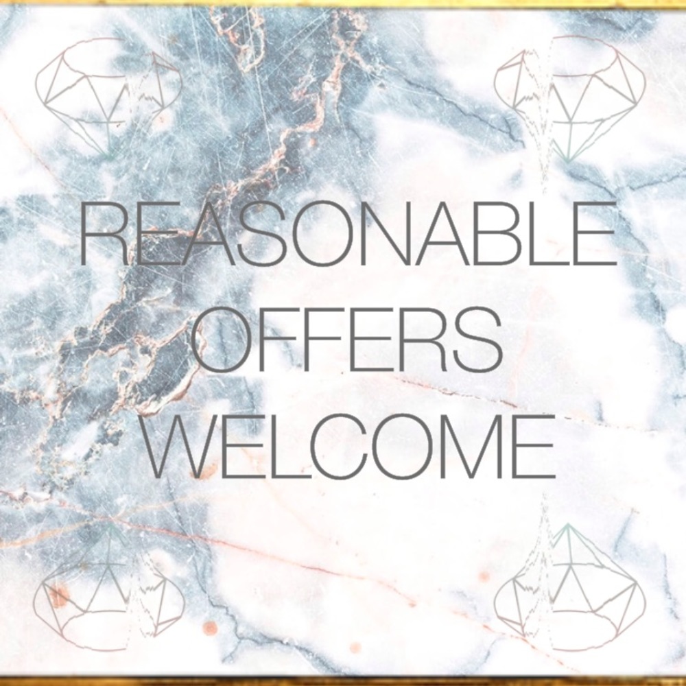 Reasonable offers welcome